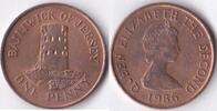 Jersey Jersey 1 Penny 1986 -