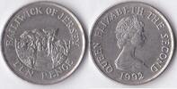 Jersey Jersey 10 Pence 1992 -
