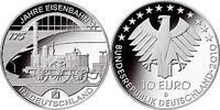 Duitsland 10 euro 10 Euro2010 D 175 jaar Spoorwegen -