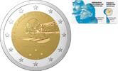 Speciale 2 euromunten 2 euro Portugal 2022 'Oversteek Atlantische Oceaan' -
