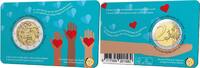 Speciale 2 euromunten 2 Euro België 2022 'Zorg tijdens de Covid pandemie in coincard Nederlandstalig -