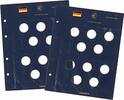 Leuchtturm Vista aanvulblad voor de 10 euromunten Polymer (2 bladen) -