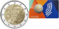 Speciale 2 euromunten 2 euro Letland 2022 'Erasmus-Programma' in Coincard -