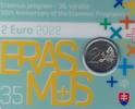 Slowakije 2 Euro2022 'Erasmus' in blister -