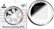Nederland 2016 Muntwet Penning in Munthouder -