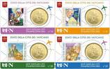 Vaticaan Vaticaan 2019 50 Cent in coincard met zegel nummer 26 t/m 29 -