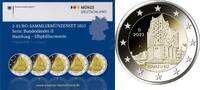 Speciale 2 euromunten 2 Euro Duitsland 2023 ADFG & J 'Hamburg' -
