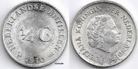 Nederlandse Antillen Nederlandse Antillen 1970 25 Cent Juliana zilver P+ -