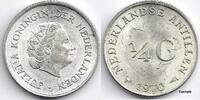 Nederlandse Antillen Nederlandse Antillen 1970 25 Cent Juliana zilver P -