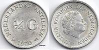 Nederlandse Antillen Nederlandse Antillen 1970 25 Cent Juliana zilver P- -