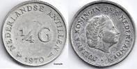 Nederlandse Antillen Nederlandse Antillen 1970 25 Cent Juliana zilver -