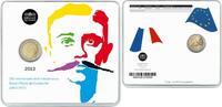 Speciale 2 euromunten 2 Euro Frankrijk 2013 Coubertin in blister -