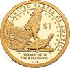 Verenigde Staten Km ??? USA 1 dollar Native American Treaty with the Delaw -