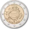 Speciale 2 euromunten 2 Euro Estland 2012 10 Jaar Euro -