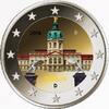 Gekleurde euromunten 2 Euro Duitsland 2018 A Charlottenburg Berlijn Gekleurd -