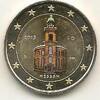 Gekleurde euromunten 2 Euro Duitsland 2015 Hessen gekleurd A -