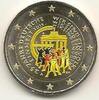Gekleurde euromunten 2 Euro Duitsland 2015 25 jaar Duitse eenheid gekleurd ADFG&J -