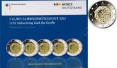 Speciale 2 euromunten 2 Euro Duitsland 2023 ADFG & J 'Karel de Grote' -
