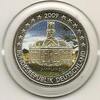 Gekleurde euromunten 2 Euro Duitsland 2009 Saarland gekleurd A -