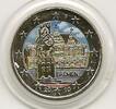 Gekleurde euromunten 2 Euro Duitsland 2010 Bremen gekleurd A -