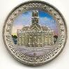 Gekleurde euromunten 2 Euro Duitsland 2009 Saarland gekleurd A -