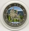 Gekleurde euromunten 2 Euro Duitsland 2012 Neuschwanstein gekleurd A -