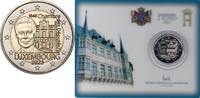 Speciale 2 euromunten 2 Euro Luxemburg 2023 '175 Jaar parlement en grondwet' in coincard met muntteken -