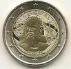Gekleurde euromunten 2 Euro Italië 2014 Galileo Galilei Gekleurd -