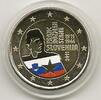 Gekleurde euromunten 2 Euro Slovenië 2011 Franc Rozman-Stane gekleurd 122/2 -