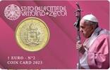 Vaticaan Vaticaan 2023 1 Euro in coincard Nummer 2 -