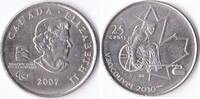 Canada Canada 25 Cents 2007 Vancouver Paralympic games 2010 Wheelchair curling -