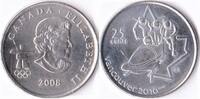 Canada Canada 25 Cents 2008 Vancouver Olympic games 2010 Bobsleigh -