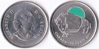 Canada Canada 25 Cents 2011 Bust right , green circle -