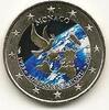 Gekleurde euromunten 2 Euro Monaco 2013 20 jaar un lid Gekleurd 191/? FR2462 -