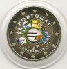 Gekleurde euromunten 2 Euro Portugal 2012 10 Jaar Euro Gekleurd 154/2 -