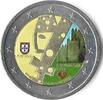 Gekleurde euromunten 2 Euro Portugal 2012 Guimarães Gekleurd 167/ -