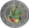 Gekleurde euromunten 2 Euro Portugal 2014 40 jaar revolutie Gekleurd 225/ -