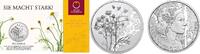 Oostenrijk 10 euro Oostenrijk 2023 10 Euro 'Kamille' Zilver in blister -