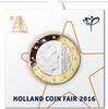 Nederland Nederland 2016 Holland Coin Fair 2016 in Euro in munthouder. -
