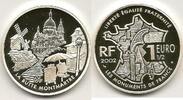 Frankrijk Frankrijk 2002 1½ Euro Zilver Montmartre -