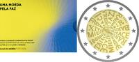 Speciale 2 euromunten 2 euro Portugal 2023 'Vrede tussen landen' -
