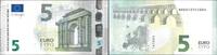 Euro Biljetten 5 Euro Biljet met handtekening M. Draghi N/N017F6 -