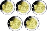 Speciale 2 euromunten 2 euro Duitsland 2013 ADFGJ 50 jaar Elysée verdrag -