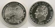 Spanje Spanje 2002 10 euro EU presidentschap Zilver -