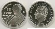 Spanje Spanje 2002 10 euro Luis Cernuda Zilver -