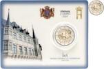 Speciale 2 euromunten 2 Euro Luxemburg 2024 'Groothertog Willem II' in coincard met muntteken -