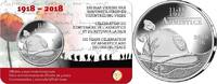 België 5 Euro België 2018 5 Euro '100 jaar wapenstilstand en herintreding vrede' in coincard -