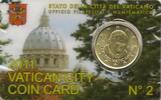 Vaticaan Vaticaan 2011 50 Cent in coincard Nummer 2 -