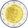 Portugal 2 Euro2010 100 jaar republiek -