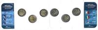 Speciale 2 euromunten Officiële 2 Euromunten collectie KNM Malta - Italië - Finland 2012 -